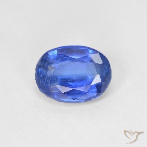 1.59ct Naturel Bleu franc Disthène, ovale, SI