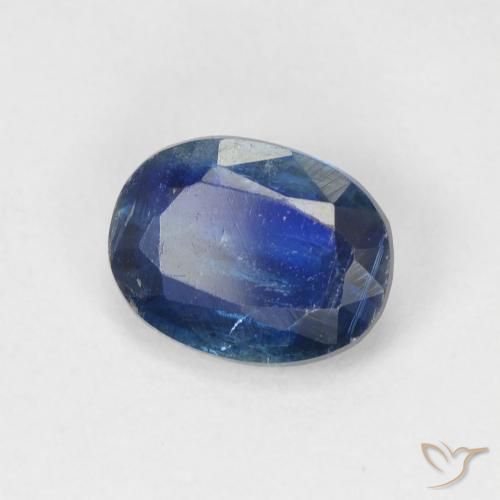Disthène Bleu marine naturelle ovale, 1.57 ct, SI
