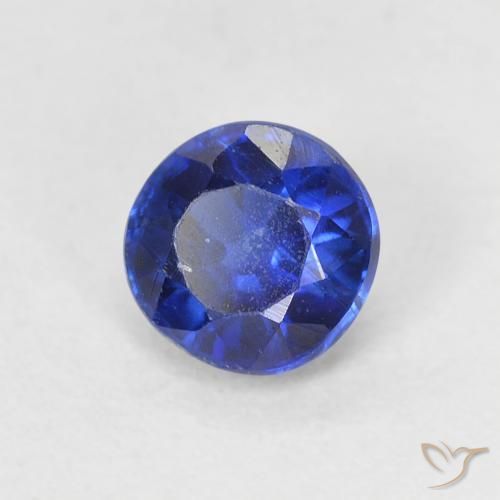 Disthène Bleu foncé naturelle Tour, 0.64 ct, VS-SI