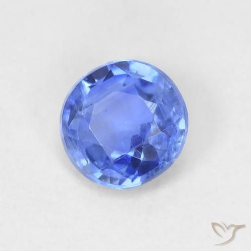 0.62ct Naturel Bleu marine léger Disthène, Tour, VS-SI