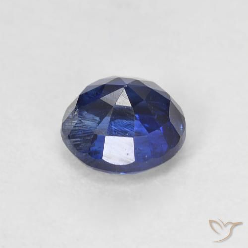 Disthène Bleu foncé naturelle Tour, 0.76 ct, VS-SI