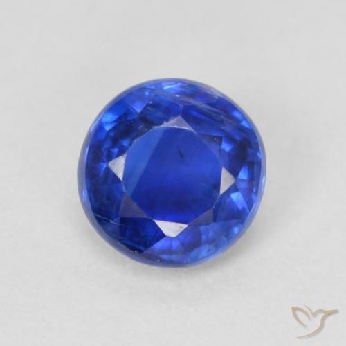 0.70ct Naturel Bleu foncé Disthène, Tour, VS-SI
