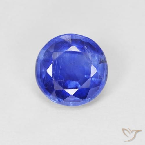 1.10ct Naturel Bleu vif Disthène, Tour, SI