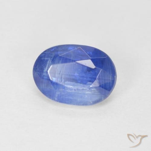 Disthène Bleu bébé naturelle ovale, 0.96 ct, SI