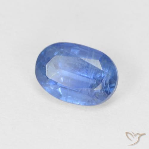 Disthène Bleu bébé naturelle ovale, 1.07 ct, SI