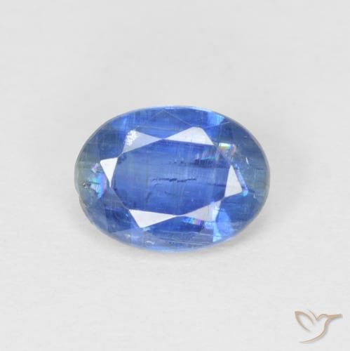 1.00ct Naturel Bleu clair Disthène, ovale, SI