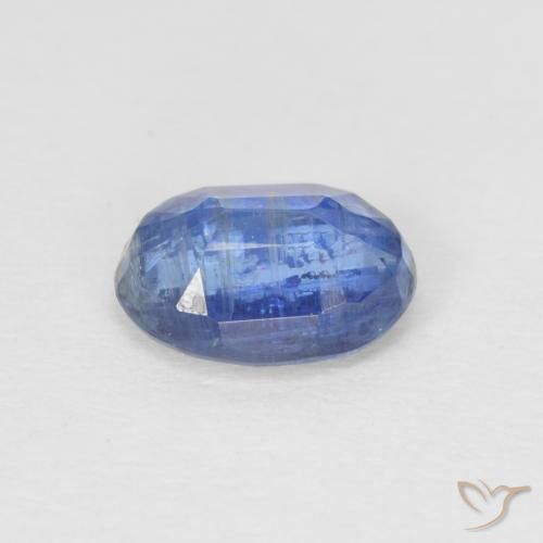 Disthène Bleu clair naturelle ovale, 1.00 ct, SI