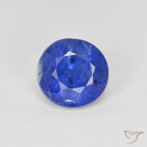1.18ct Naturel Bleu franc Disthène, Tour, SI