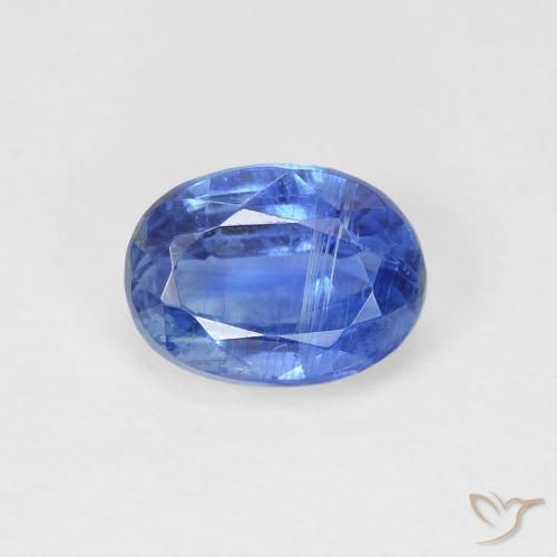 1.20ct Naturel Bleu franc Disthène, ovale, SI