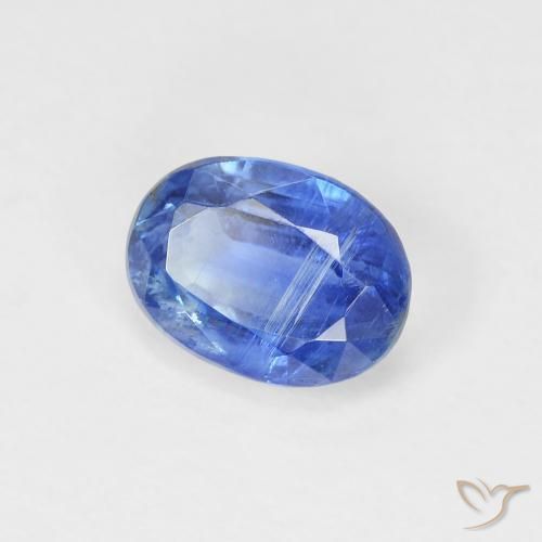 Disthène Bleu franc naturelle ovale, 1.20 ct, SI