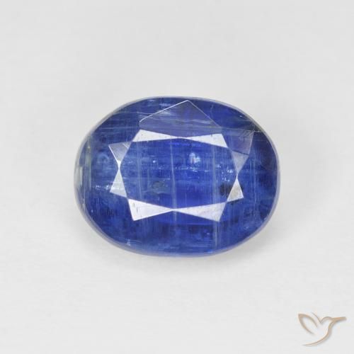 Disthène Bleu franc naturelle Coupe ovale, 4.04 ct, SI