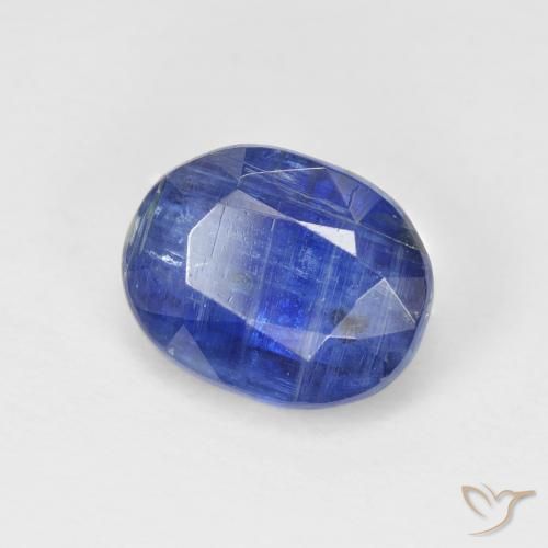 Disthène Bleu franc naturelle Coupe ovale, 4.04 ct, SI