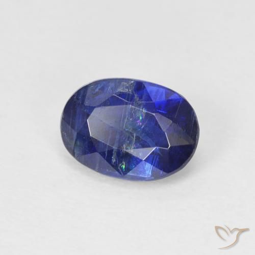 Disthène Bleu marine naturelle ovale, 1.16 ct, SI