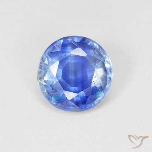 0.95ct Naturel Bleu bébé Disthène, Tour, SI