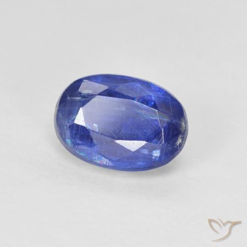 Disthène Bleu franc naturelle ovale, 1.22 ct, SI