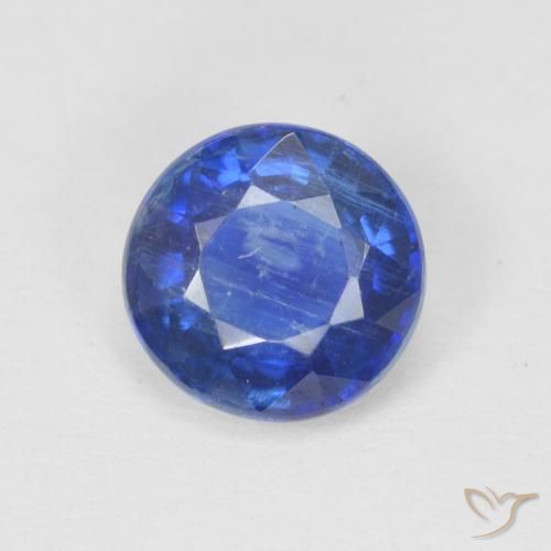 1.03ct Naturel Bleu franc Disthène, Tour, SI