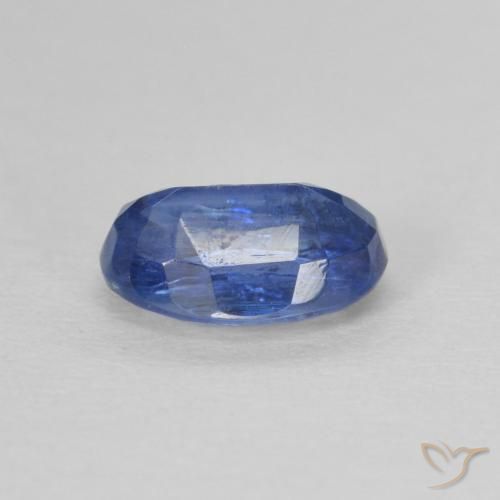 Disthène Bleu marine naturelle ovale, 1.01 ct, SI