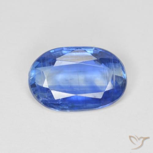 2.47ct Naturel Bleu franc Disthène, ovale, SI