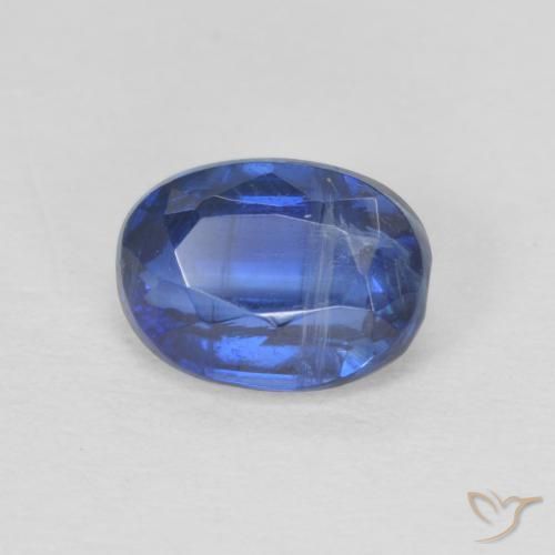 Disthène Bleu marine naturelle ovale, 1.07 ct, SI