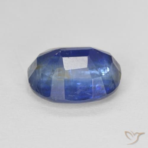 Disthène Bleu marine naturelle ovale, 3.39 ct, SI