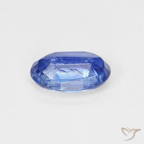 Disthène Bleu foncé naturelle ovale, 0.92 ct, SI