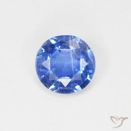 0.75ct Naturel Bleu foncé moyen Disthène, Tour, SI