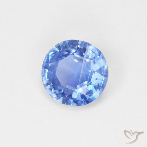Disthène Bleu foncé moyen naturelle Tour, 0.75 ct, SI