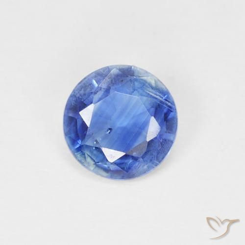 0.85ct Naturel Bleu foncé moyen Disthène, Tour, SI