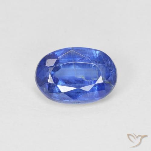 1.09ct Naturel Bleu marine Disthène, ovale, SI
