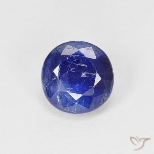 1.29ct Naturel Bleu marine intense Disthène, Tour, SI
