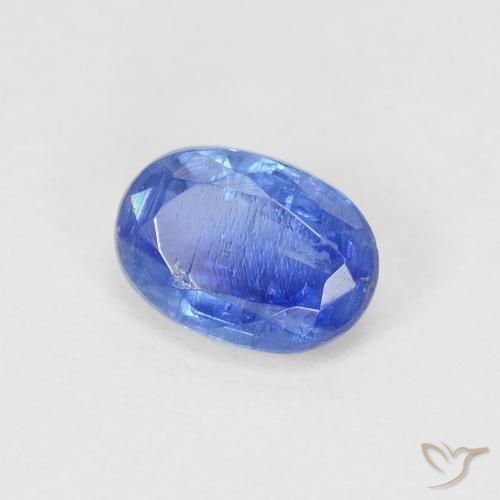 Disthène Bleu bébé naturelle ovale, 1.12 ct, SI