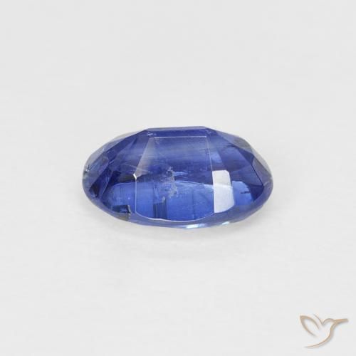 Disthène Bleu foncé naturelle ovale, 1.00 ct, SI