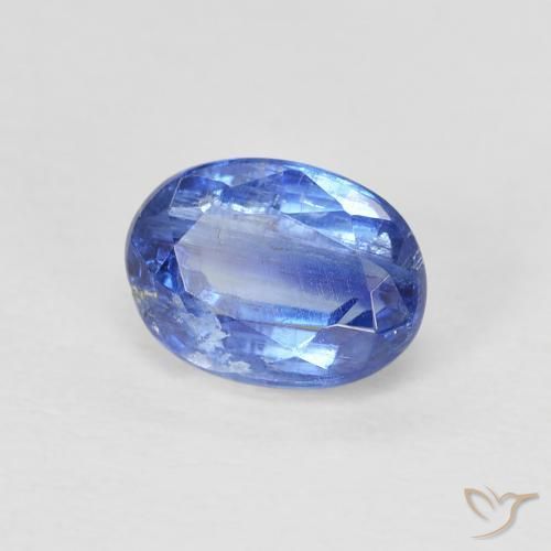 Disthène Bleu bébé naturelle ovale, 1.38 ct, SI