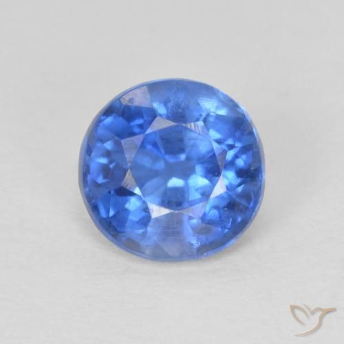 1.09ct Naturel Bleu vif Disthène, Tour, SI
