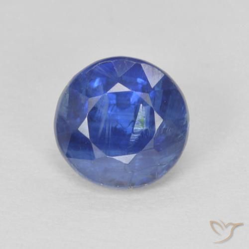 1.32ct Naturel Bleu foncé Disthène, Tour, SI