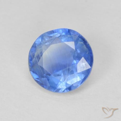 Disthène Bleu marine léger naturelle Tour, 0.95 ct, SI