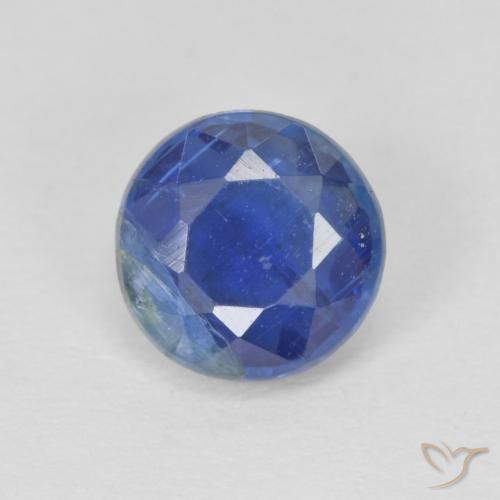 0.87ct Naturel Bleu marine Disthène, Tour, SI