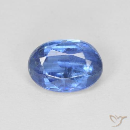 1.19ct Naturel Bleu marine Disthène, ovale, SI