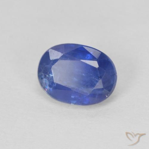 Disthène Bleu franc naturelle ovale, 1.10 ct, SI