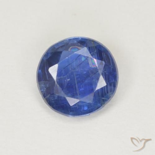 0.88ct Naturel Bleu foncé Disthène, Tour, SI