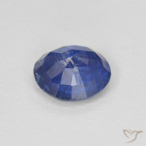 Disthène Bleu foncé naturelle Tour, 0.88 ct, SI