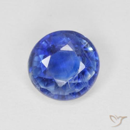 0.85ct Naturel Bleu foncé Disthène, Tour, SI
