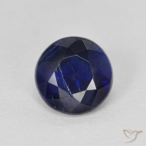 0.97ct Naturel Bleu foncé Disthène, Tour, SI