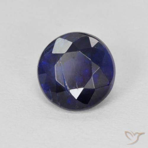 Disthène Bleu foncé naturelle Tour, 0.97 ct, SI