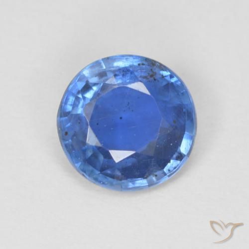 0.80ct Naturel Bleu marine léger Disthène, Tour, SI