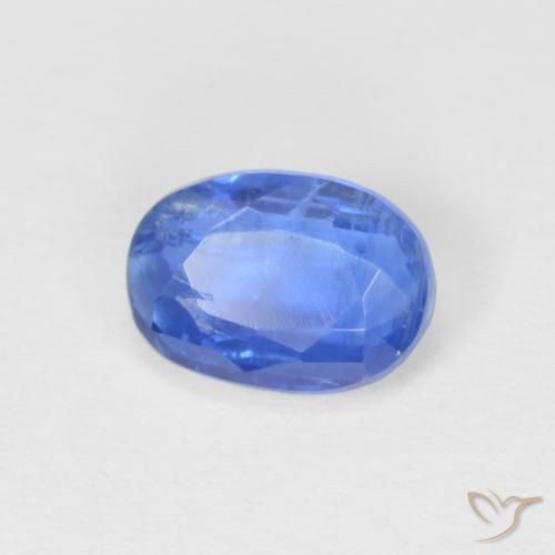 Disthène Bleu bébé naturelle ovale, 1.10 ct, SI