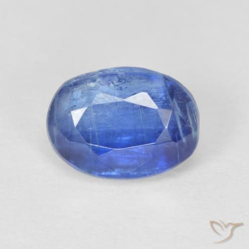 1.21ct Naturel Bleu marine Disthène, ovale, SI