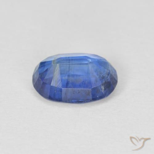 Disthène Bleu marine naturelle ovale, 0.99 ct, SI