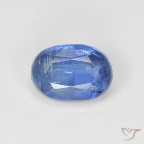 1.26ct Naturel Bleu marine léger Disthène, ovale, SI