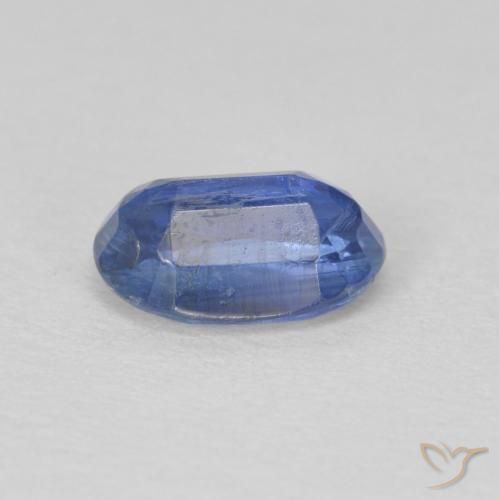 Disthène Bleu franc naturelle ovale, 1.01 ct, SI